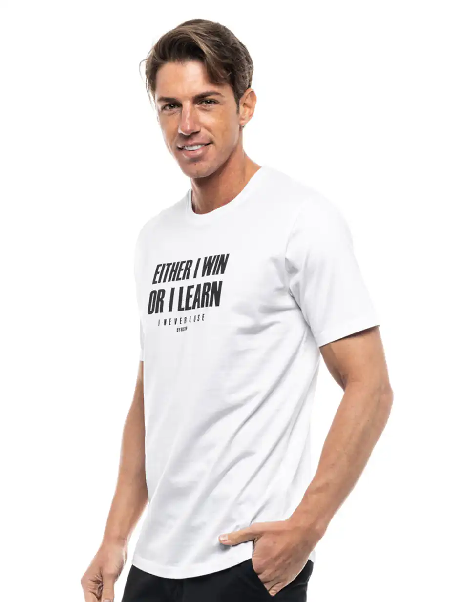 Biston fashion ανδρικό t-shirt 47-206-024 WHITE