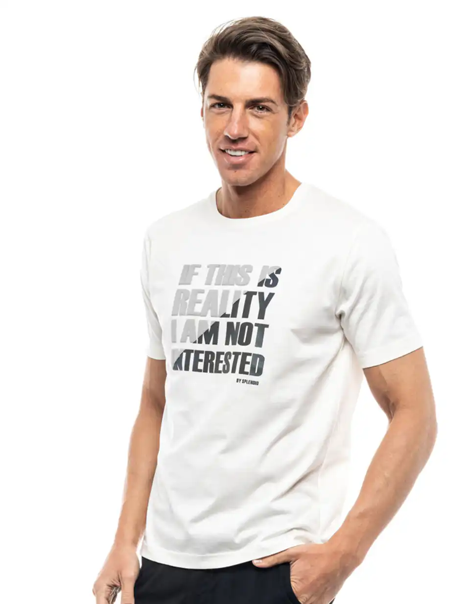 Splendid fashion ανδρικό t-shirt 47-206-034 OFF WHITE