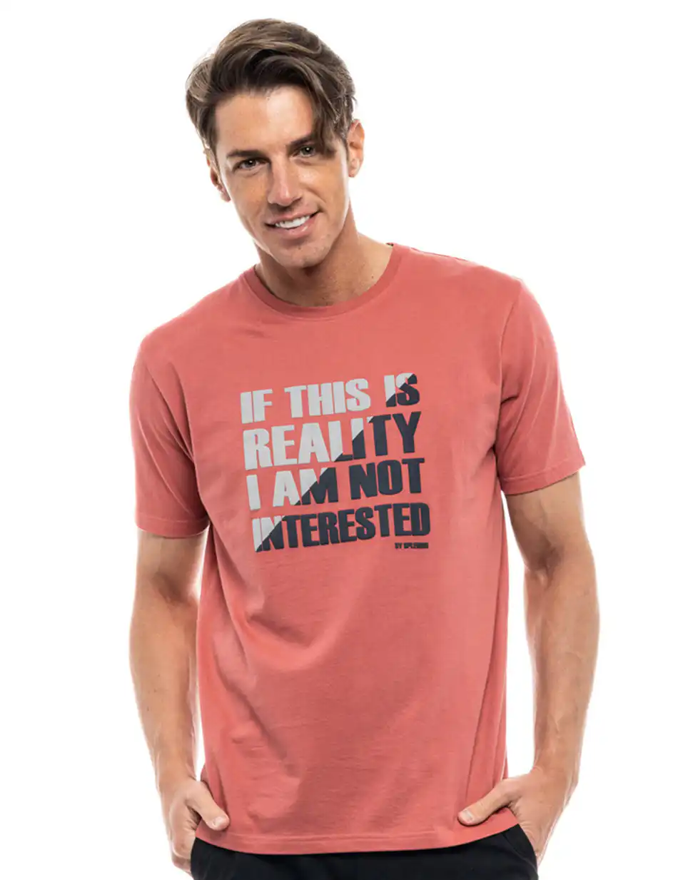 Splendid fashion ανδρικό t-shirt 47-206-034 RUSTY RED