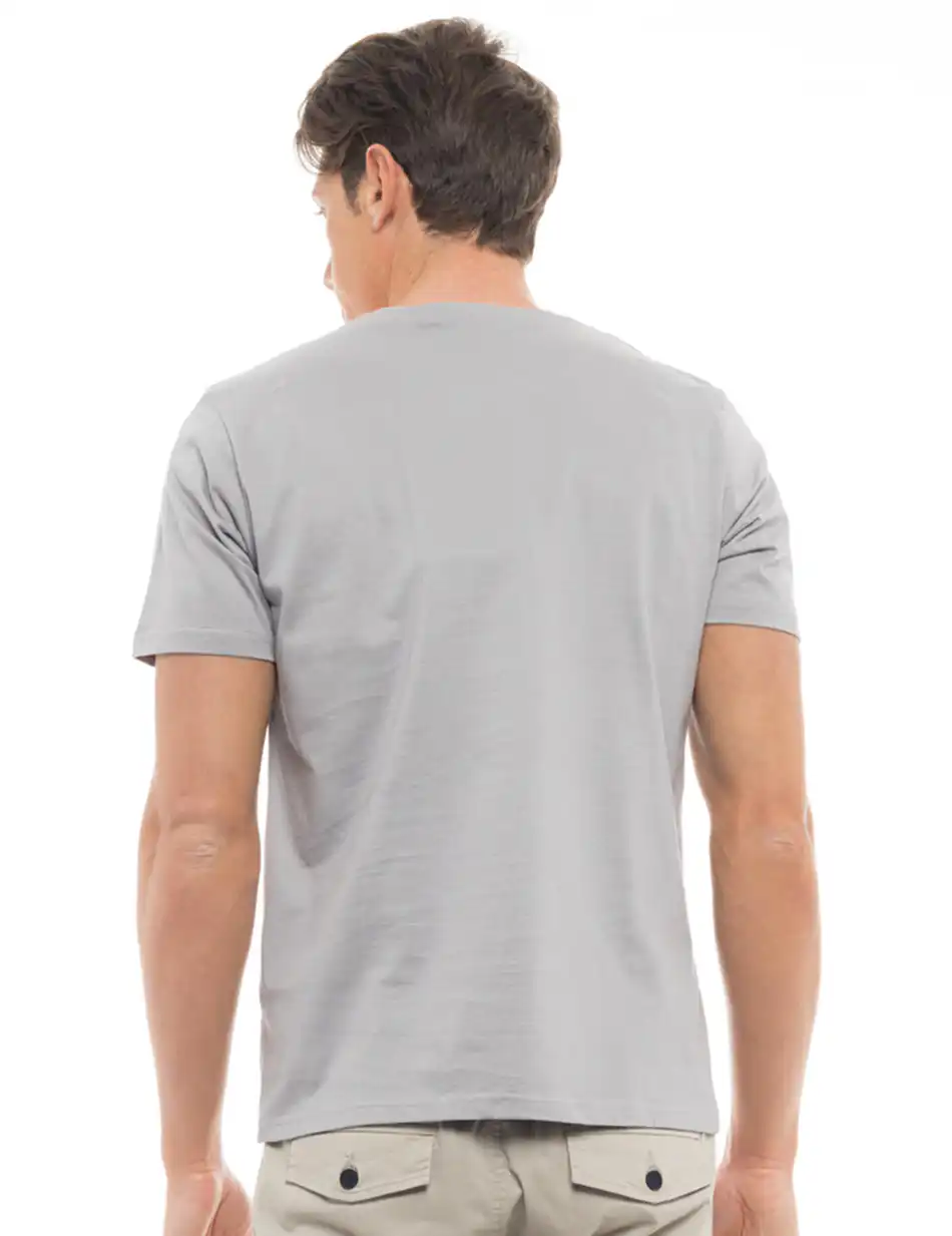 Biston fashion ανδρικό t-shirt 47-206-035 LT GREY