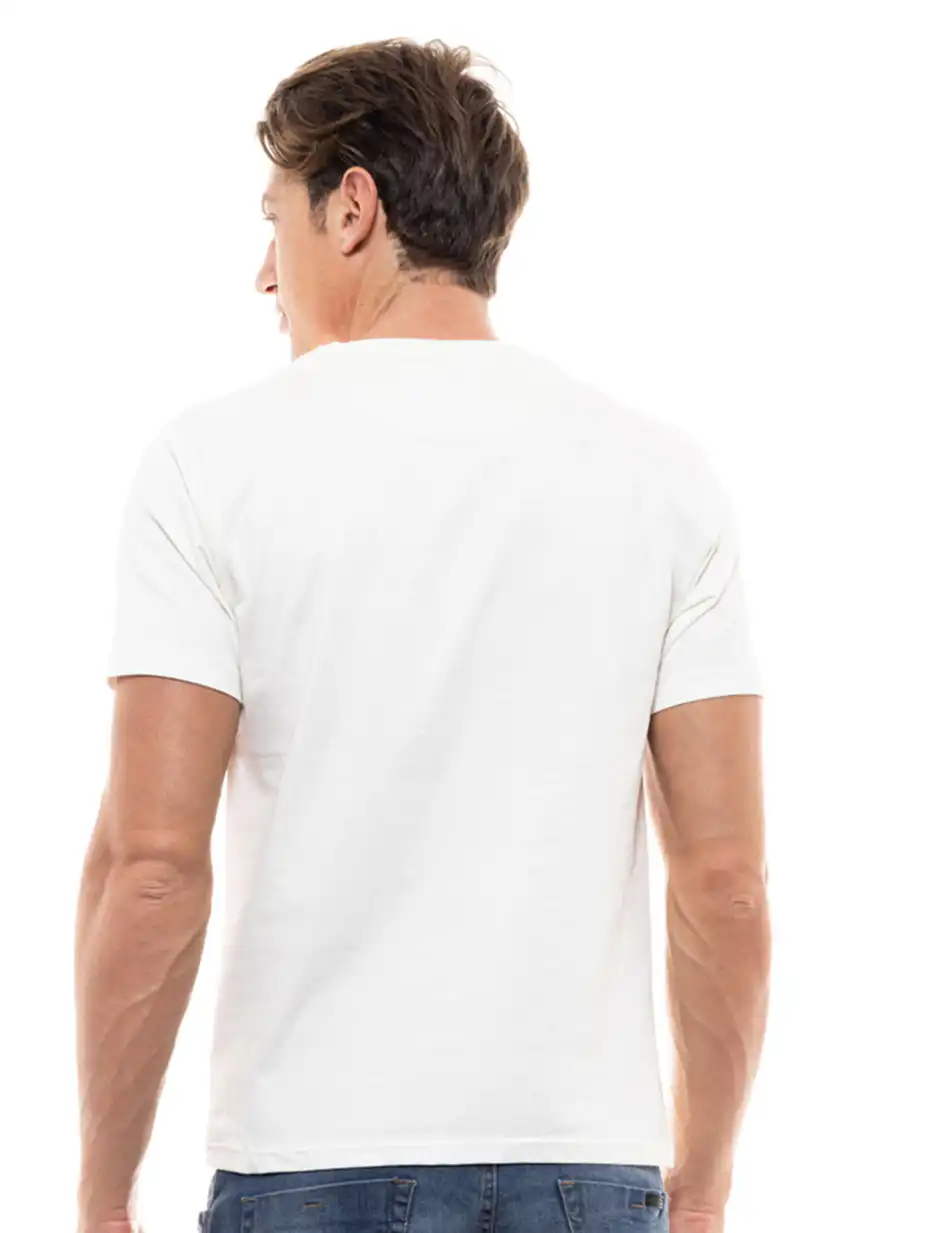 Biston fashion ανδρικό t-shirt 47-206-037 OFF WHITE
