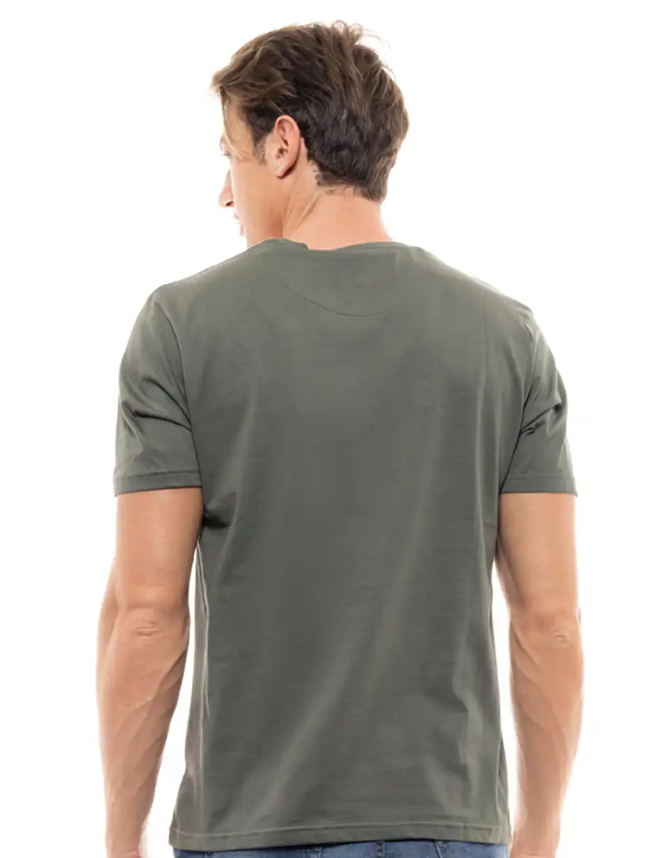 Biston fashion ανδρικό t-shirt 47-206-037 KHAKI