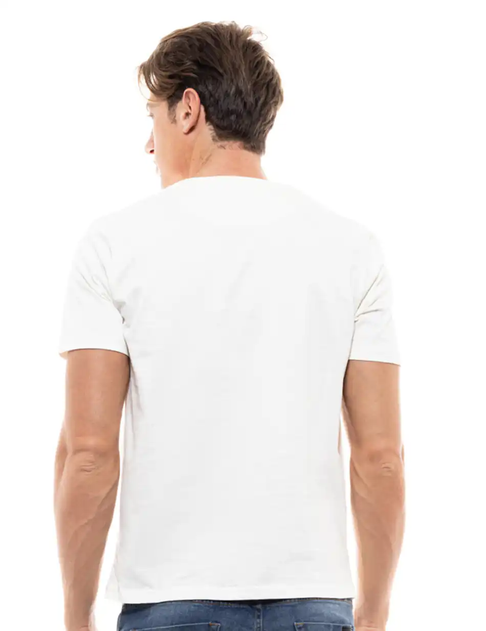 Biston fashion ανδρικό t-shirt 47-206-038 OFF WHITE