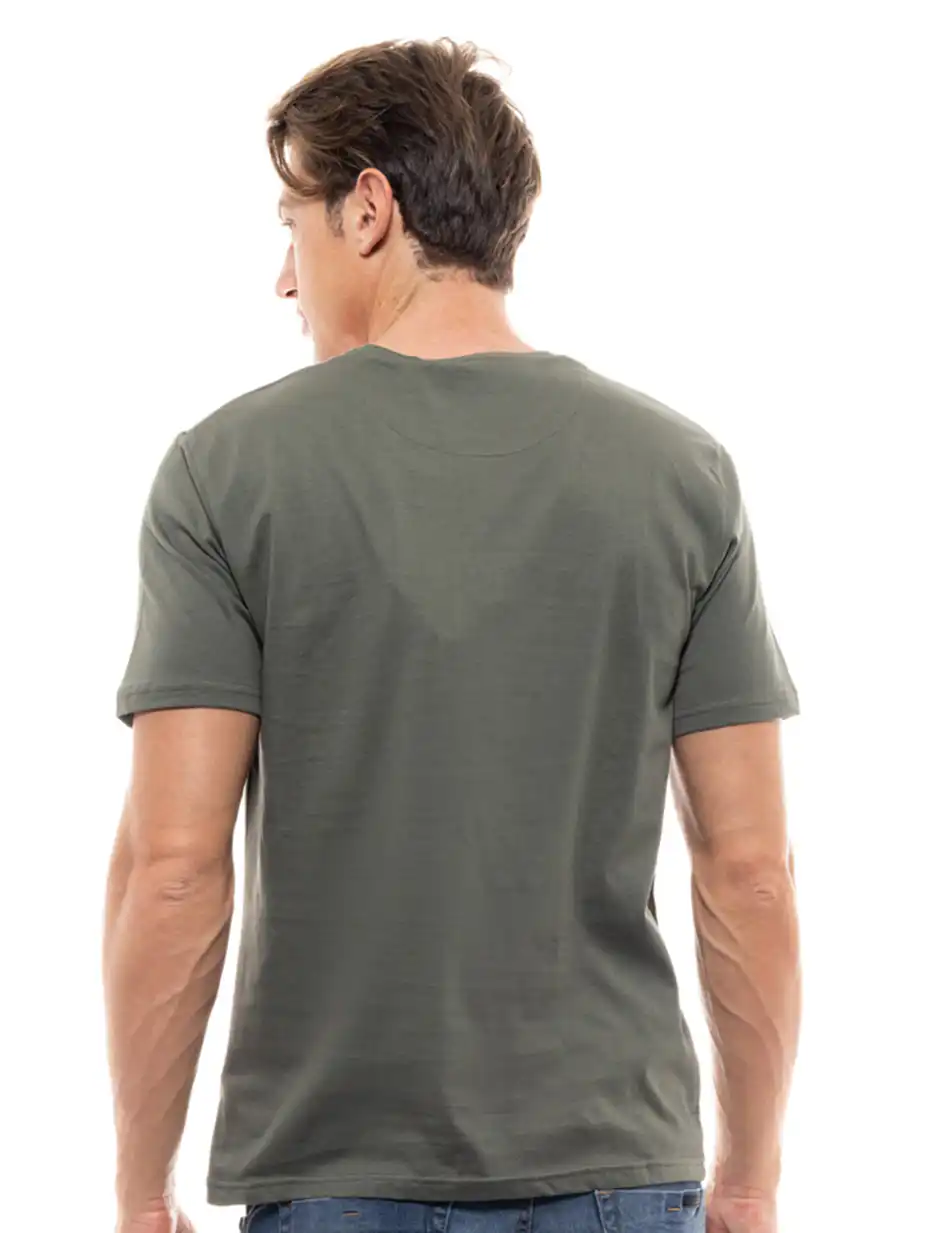Biston fashion ανδρικό t-shirt 47-206-038 KHAKI
