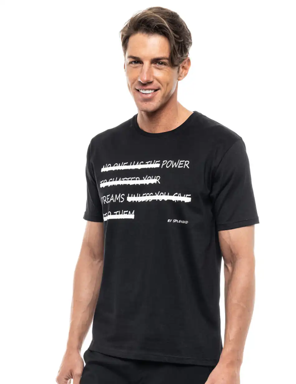 Splendid fashion ανδρικό t-shirt 47-206-043 BLACK