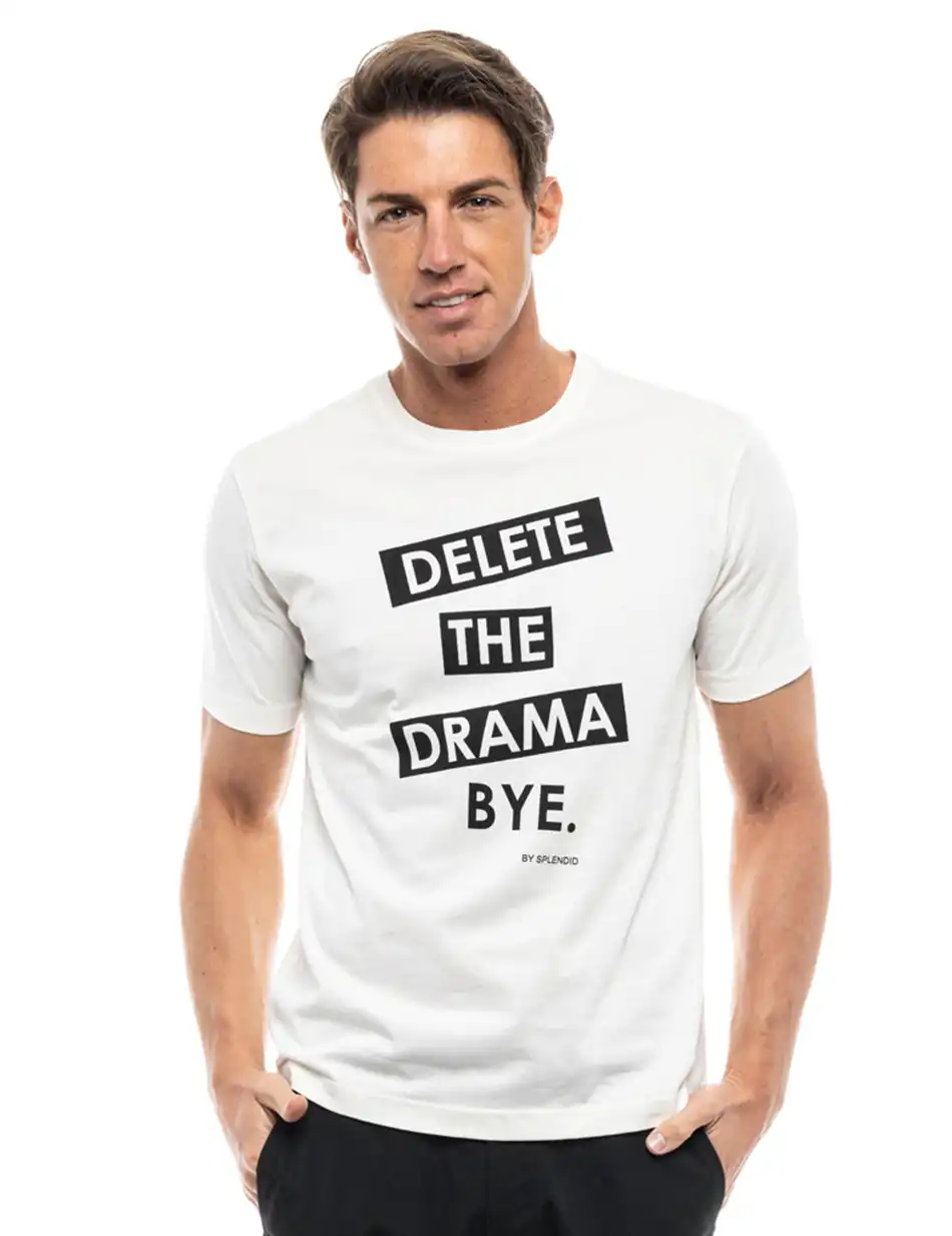 Splendid fashion ανδρικό t-shirt 47-206-044 OFF WHITE