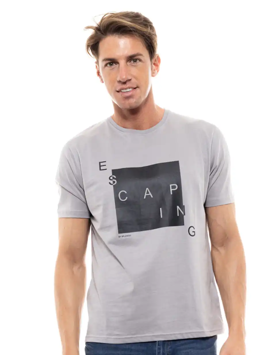 Splendid fashion ανδρικό t-shirt 47-206-045 LT GREY