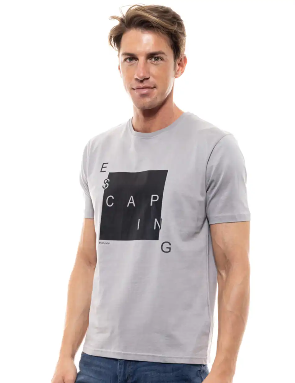 Splendid fashion ανδρικό t-shirt 47-206-045 LT GREY