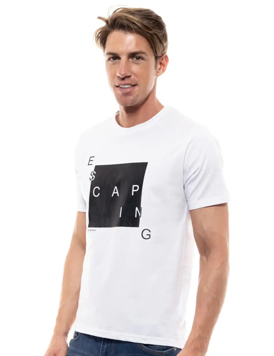 Splendid fashion ανδρικό t-shirt 47-206-045 WHITE