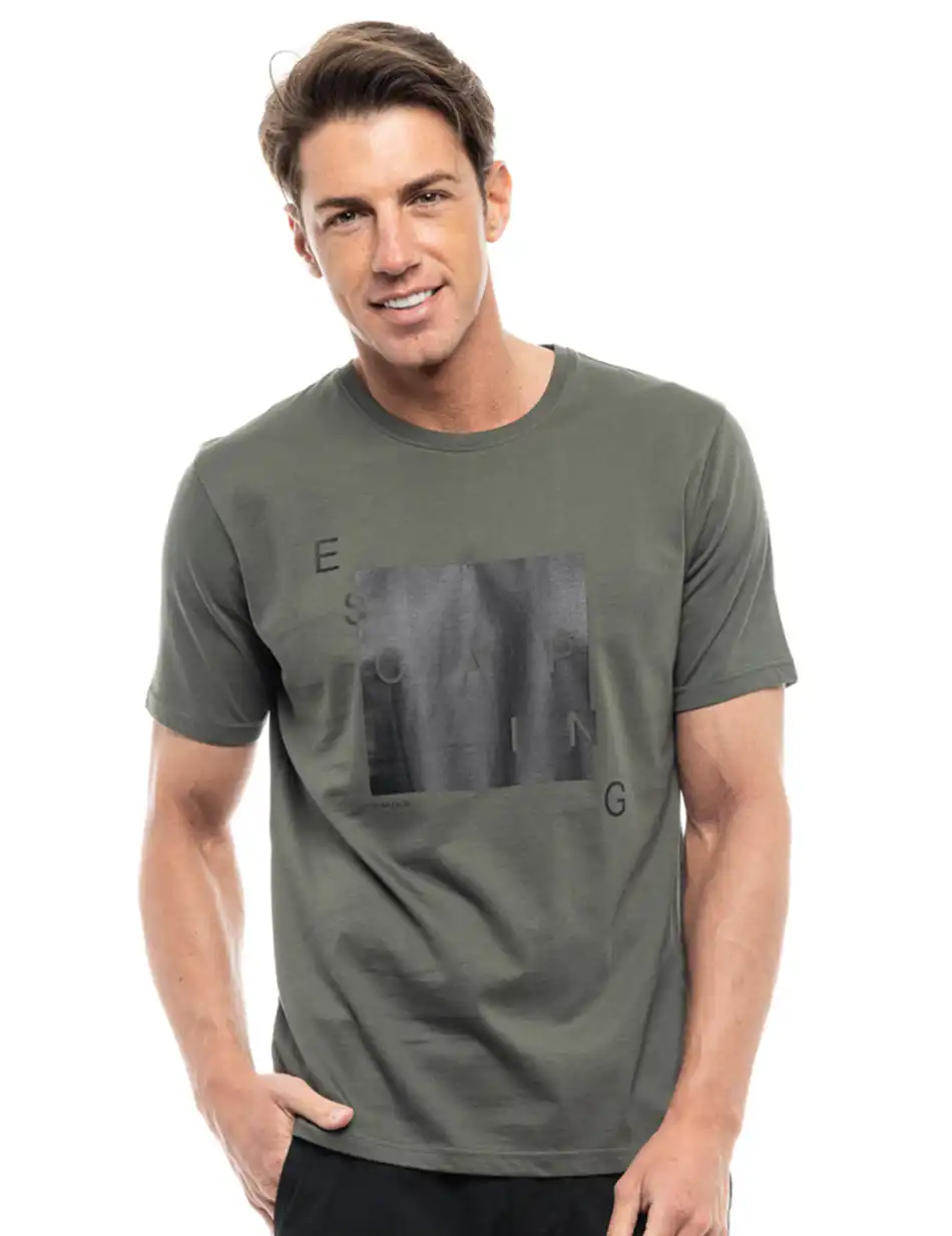 Splendid fashion ανδρικό t-shirt 47-206-045 KHAKI
