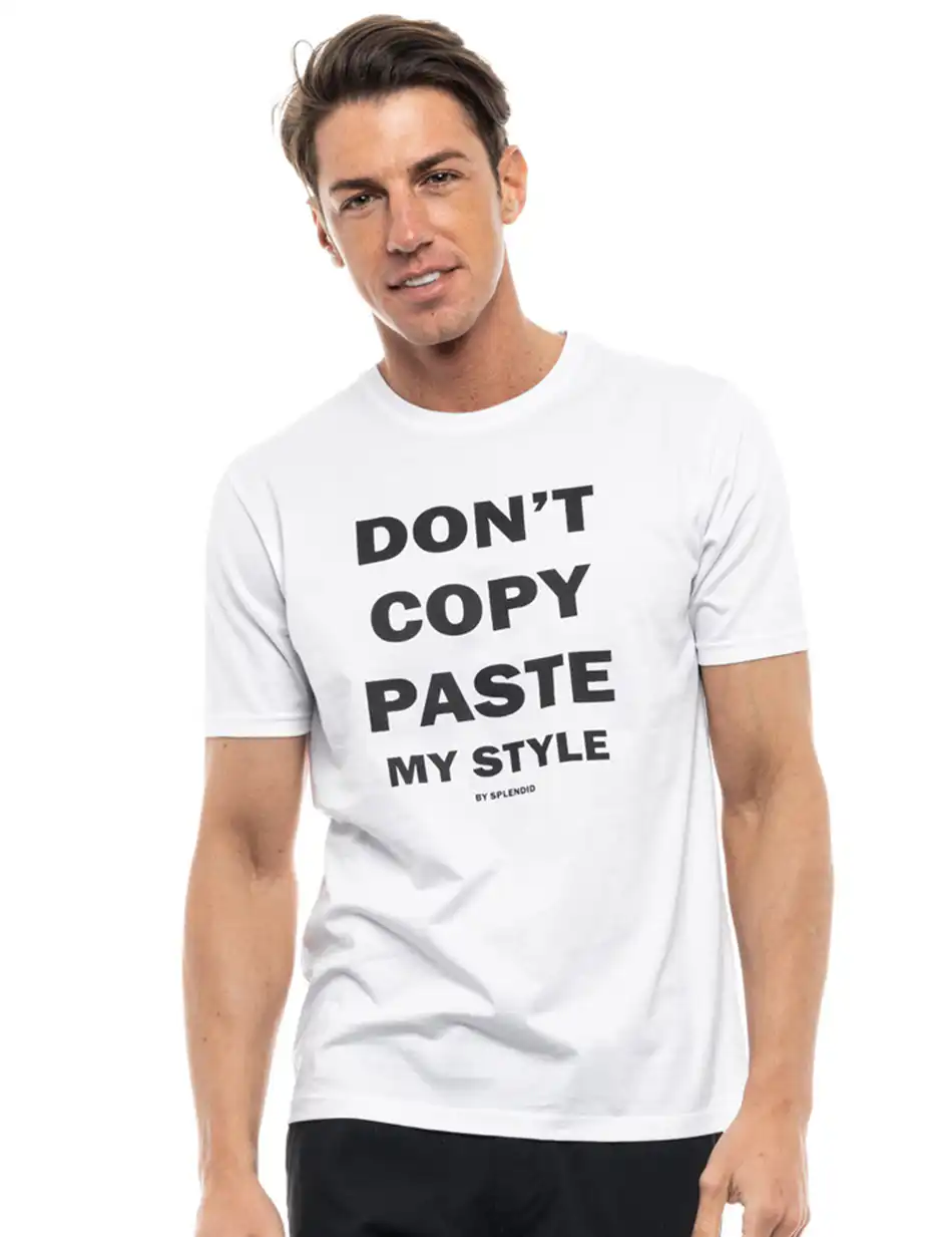 Splendid fashion ανδρικό t-shirt 47-206-046 WHITE