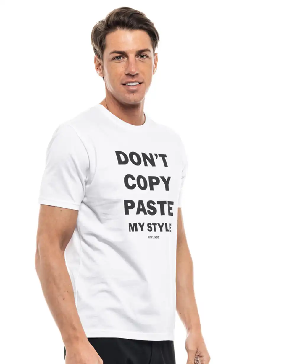 Splendid fashion ανδρικό t-shirt 47-206-046 WHITE