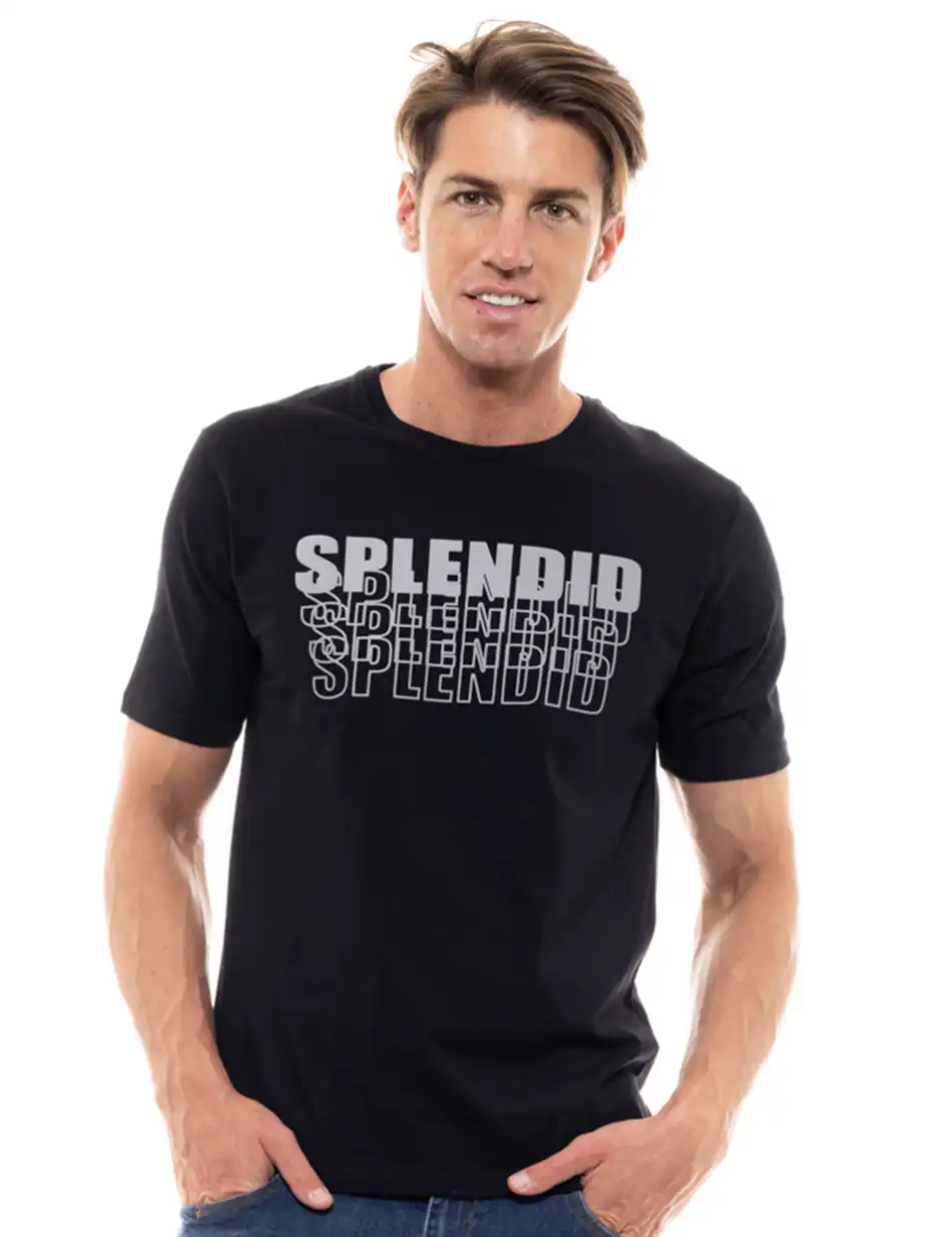 Splendid fashion ανδρικό t-shirt 47-206-047 BLACK