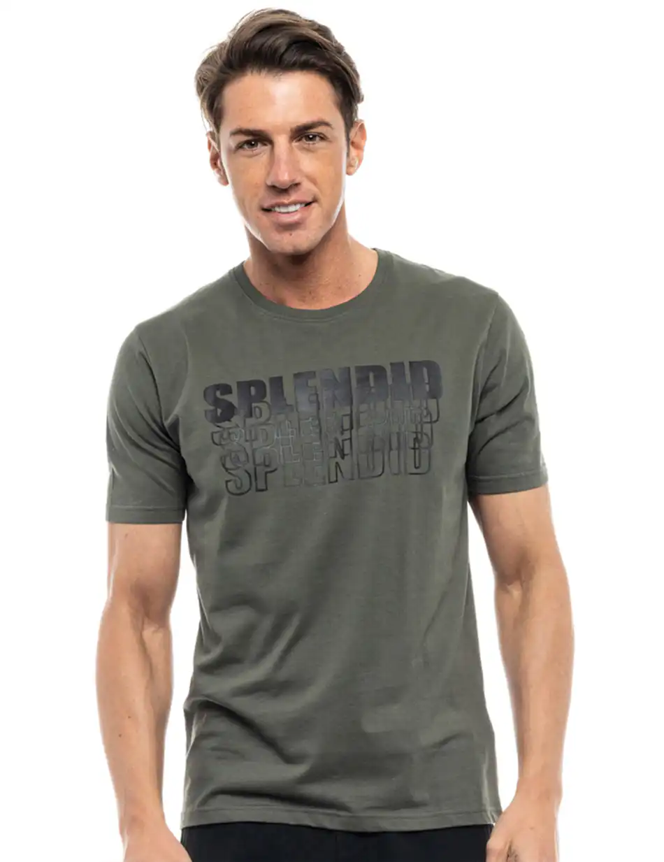 Splendid fashion ανδρικό t-shirt 47-206-047 KHAKI