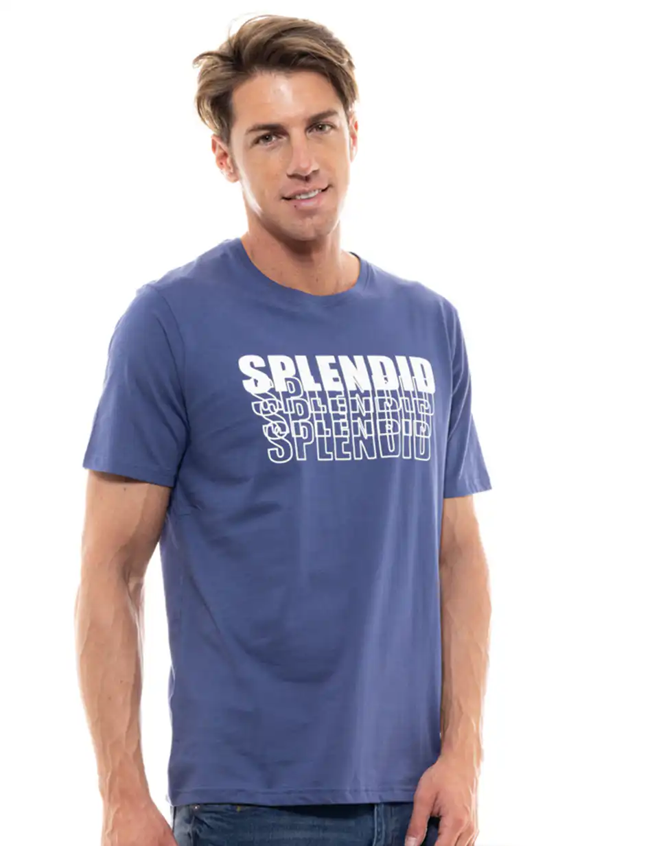 Splendid fashion ανδρικό t-shirt 47-206-047 INDIGO