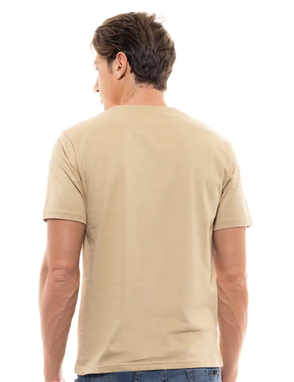 Splendid fashion ανδρικό t-shirt 47-206-047 DK BEIGE