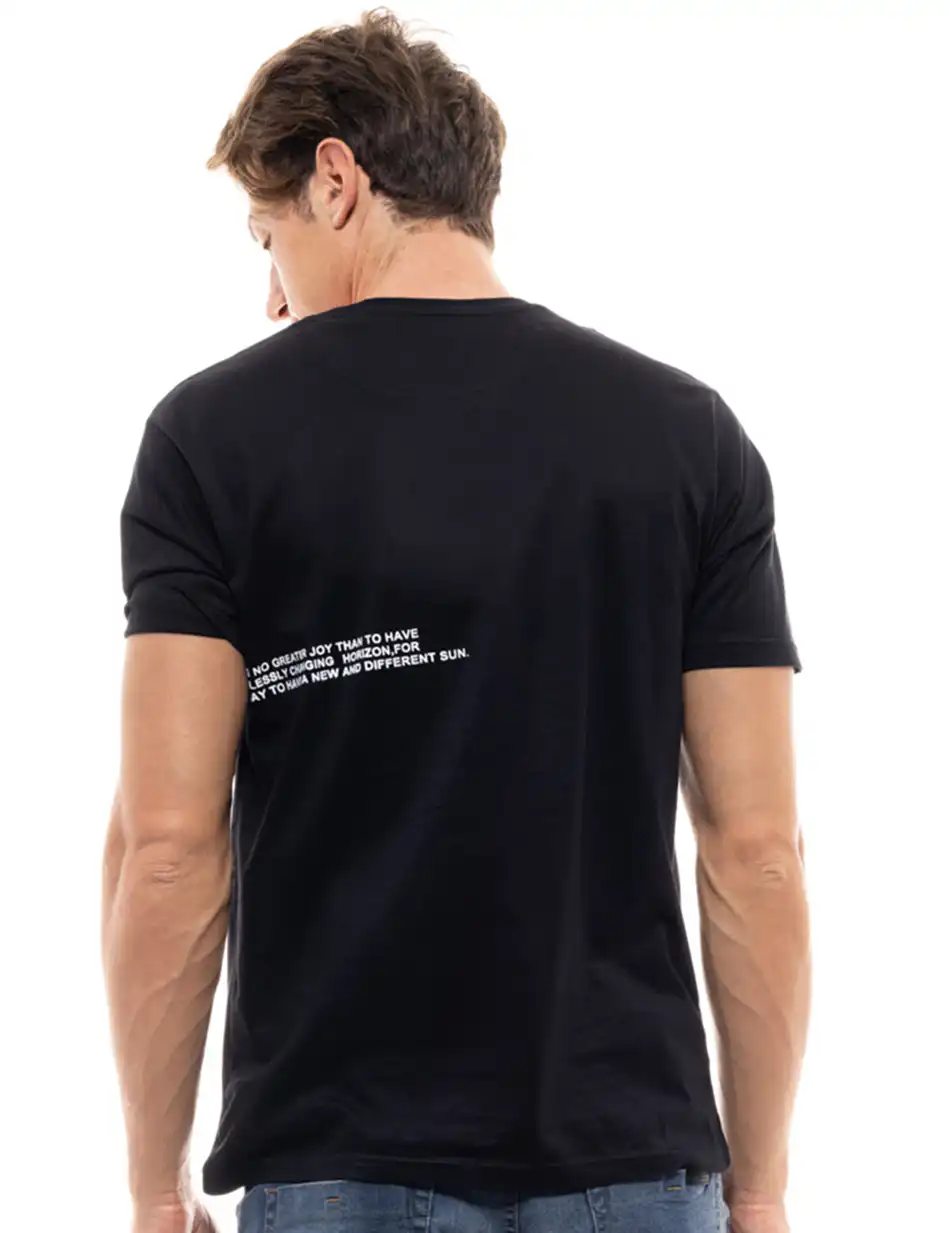 Biston fashion ανδρικό t-shirt 47-206-058 BLACK
