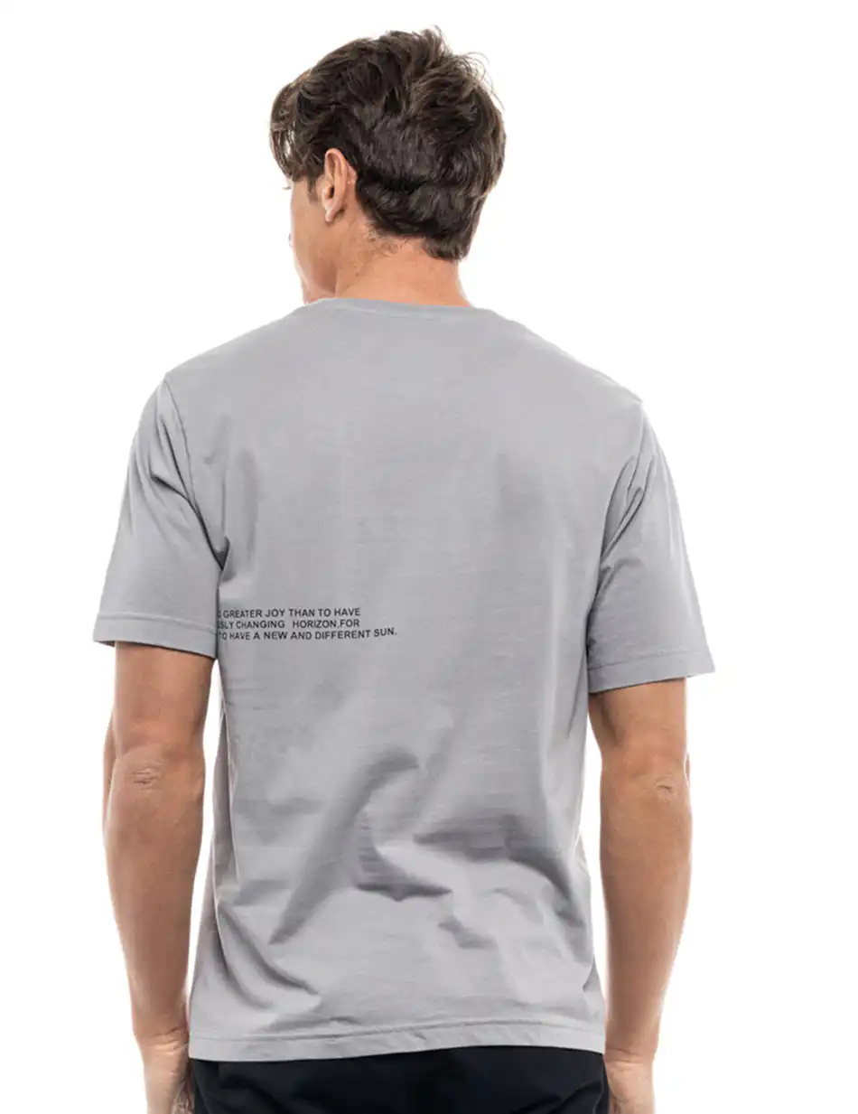 Biston fashion ανδρικό t-shirt 47-206-058 LT GREY