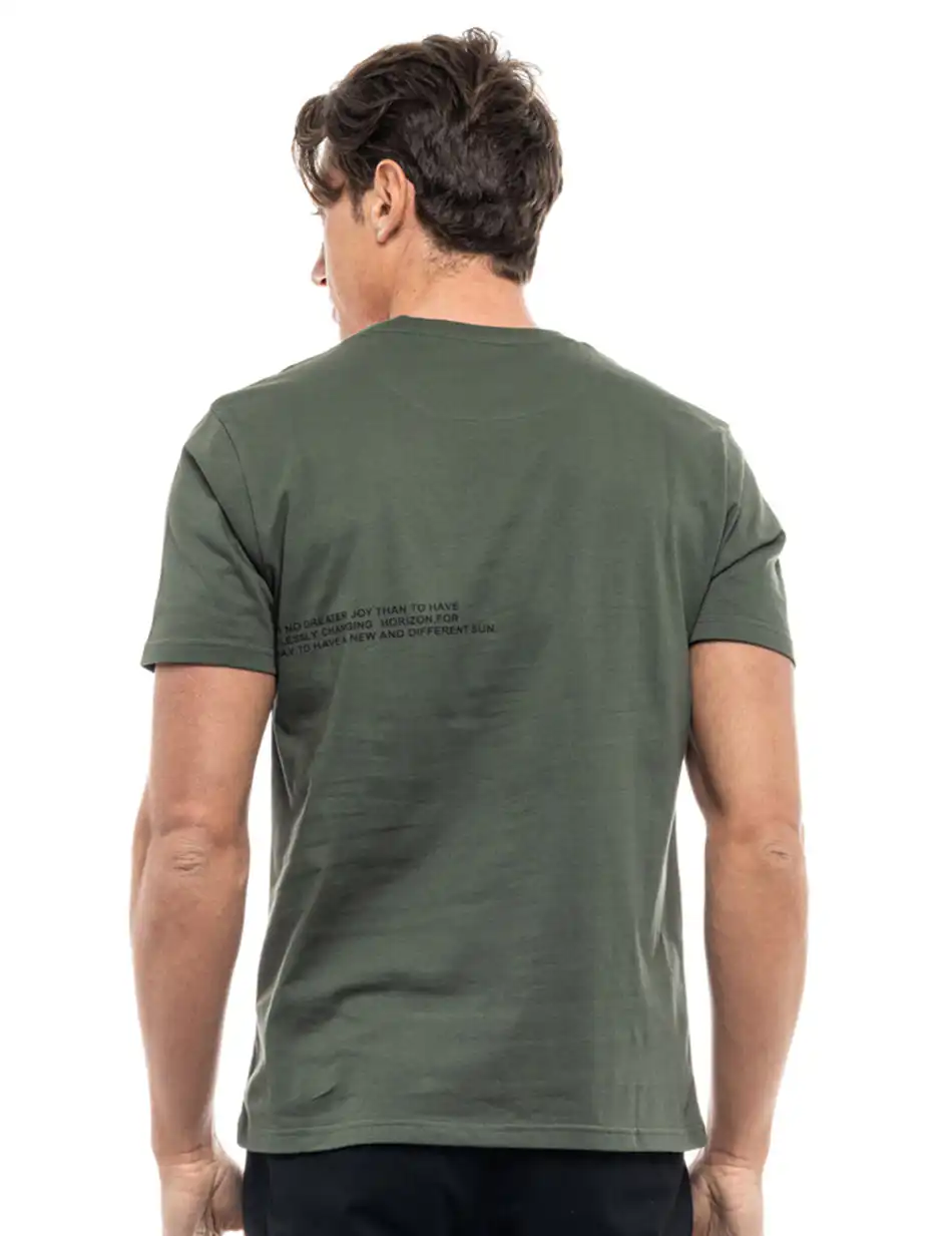 Biston fashion ανδρικό t-shirt 47-206-058 KHAKI