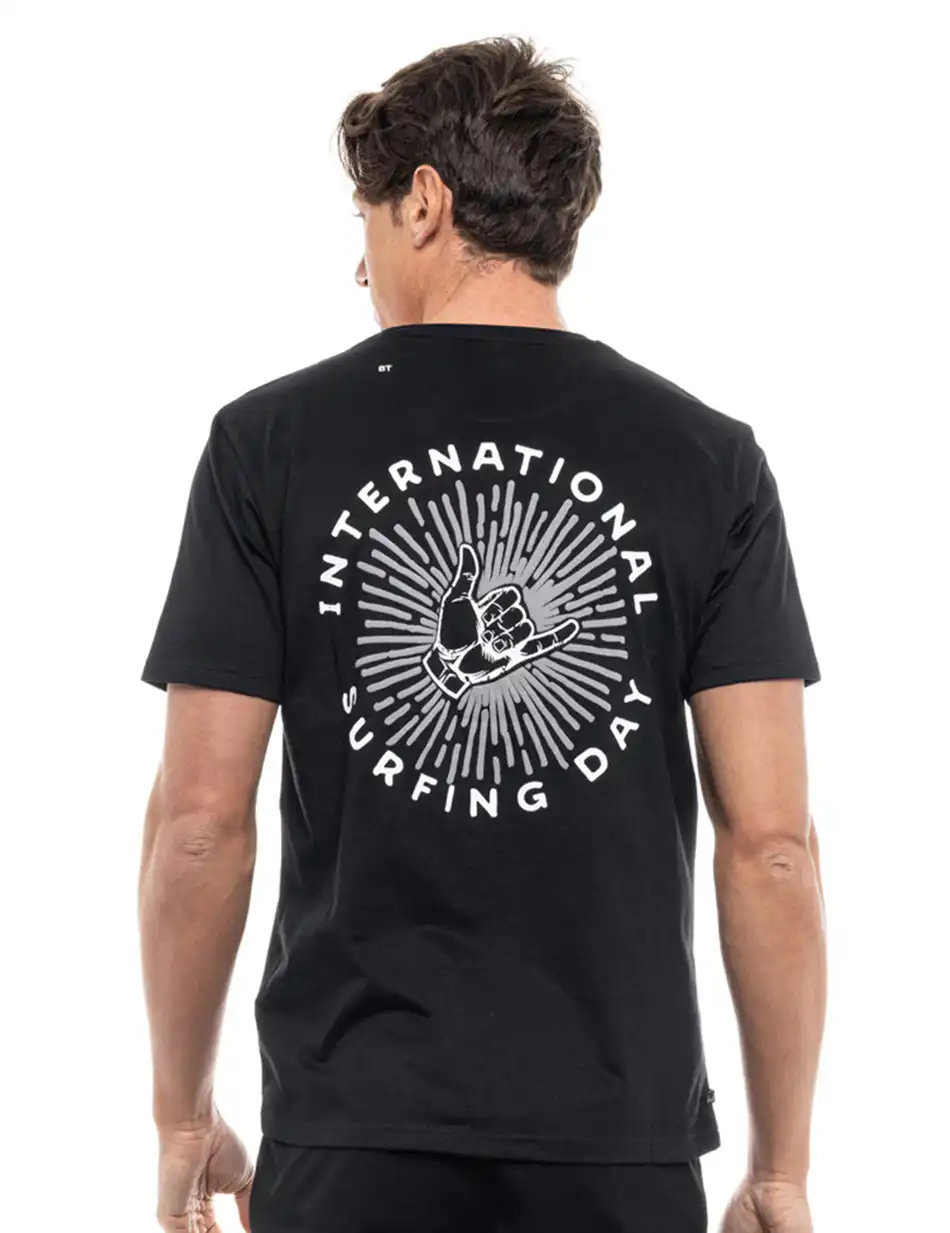 Biston fashion ανδρικό t-shirt 47-206-064 BLACK