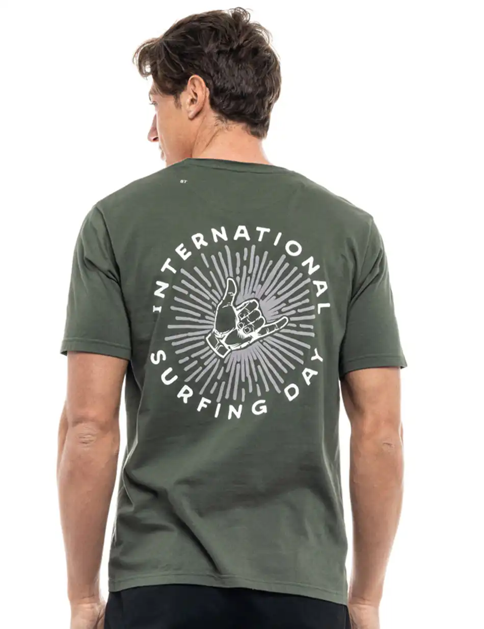 Biston fashion ανδρικό t-shirt 47-206-064 KHAKI