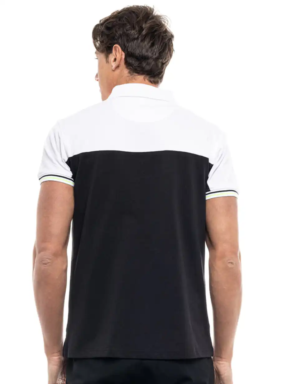 Biston fashion ανδρικό polo shirt 47-206-066 BLACK