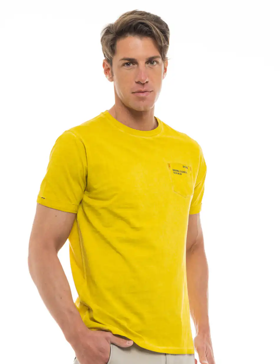 Splendid fashion ανδρικό t-shirt 47-206-070 OCHRE