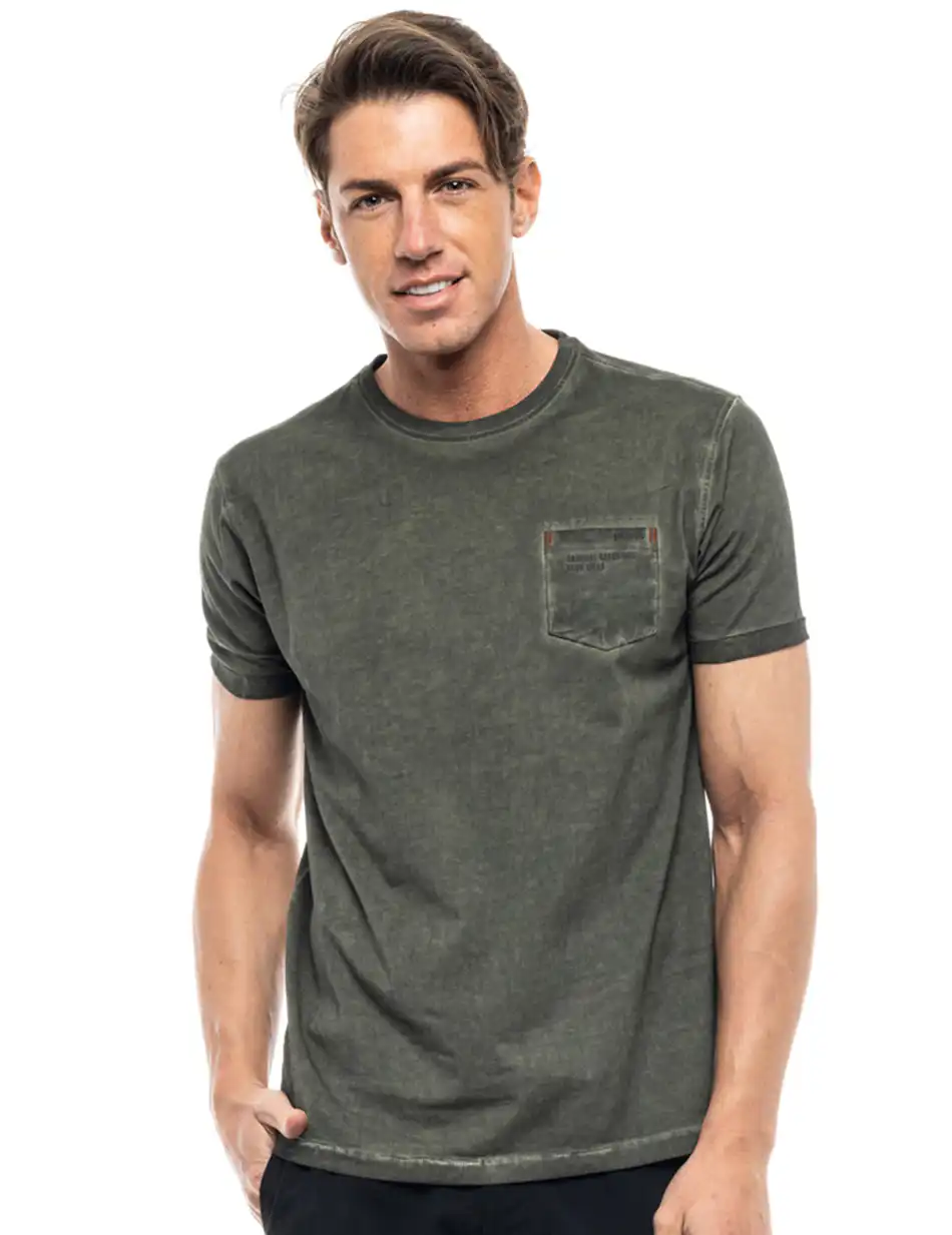 Splendid fashion ανδρικό t-shirt 47-206-070 KHAKI