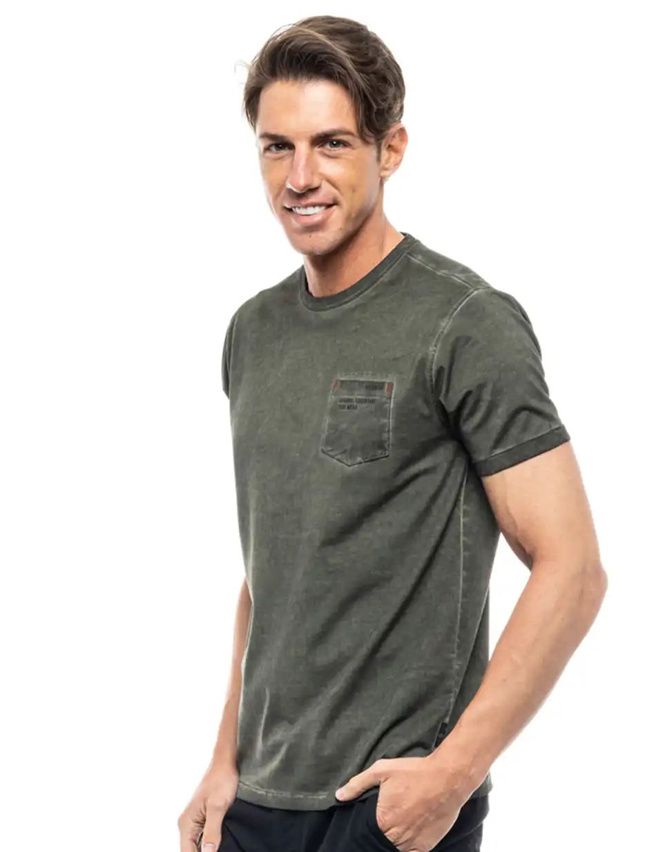 Splendid fashion ανδρικό t-shirt 47-206-070 KHAKI