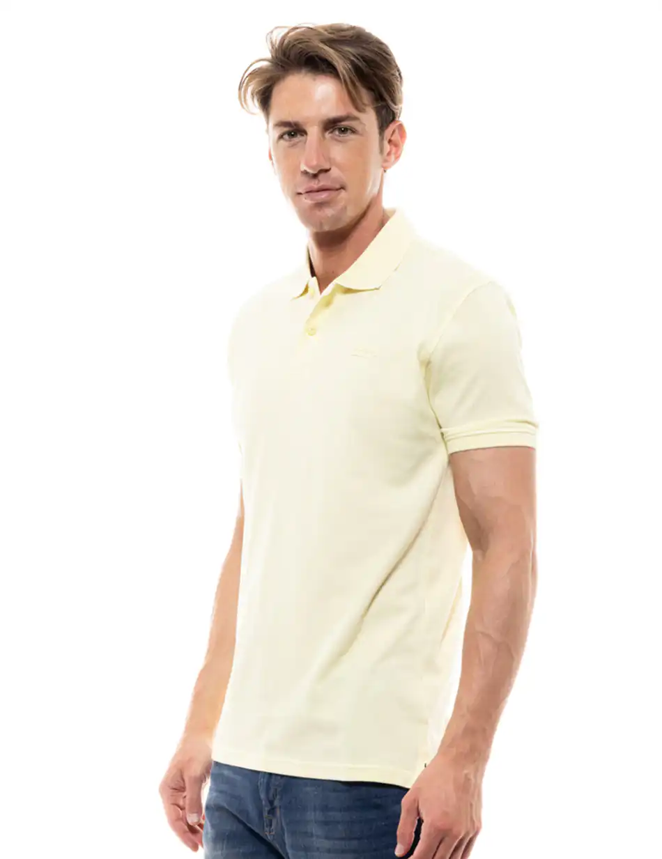 Biston fashion ανδρικό polo shirt 47-206-081 YELLOW