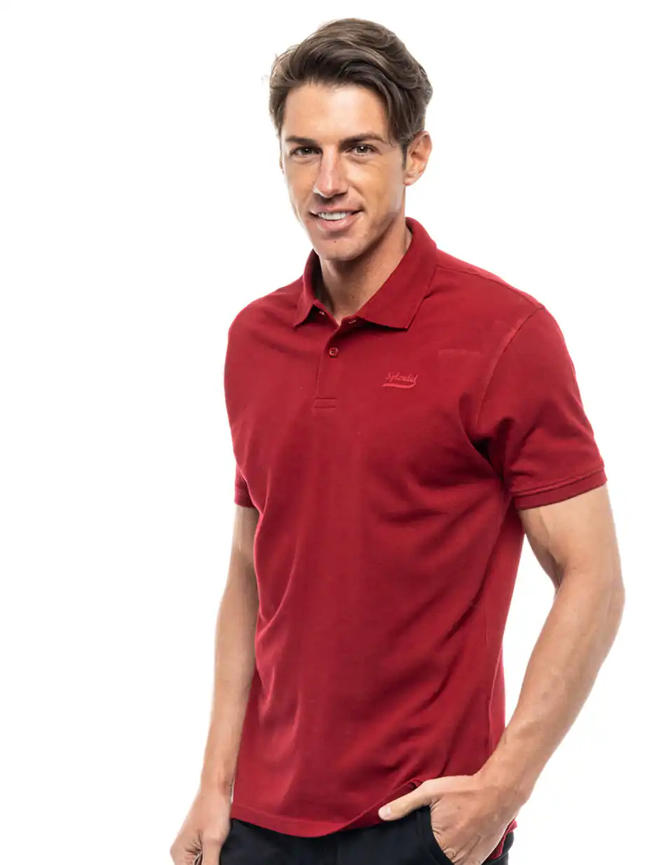 Splendid fashion ανδρικό polo shirt 47-206-082 RED