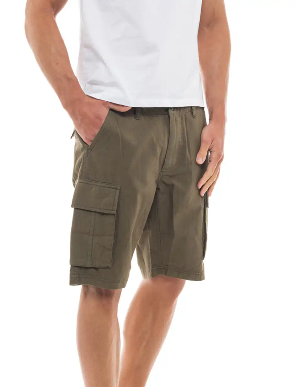 Splendid fashion ανδρική βερμούδα cargo 47-221-009 KHAKI