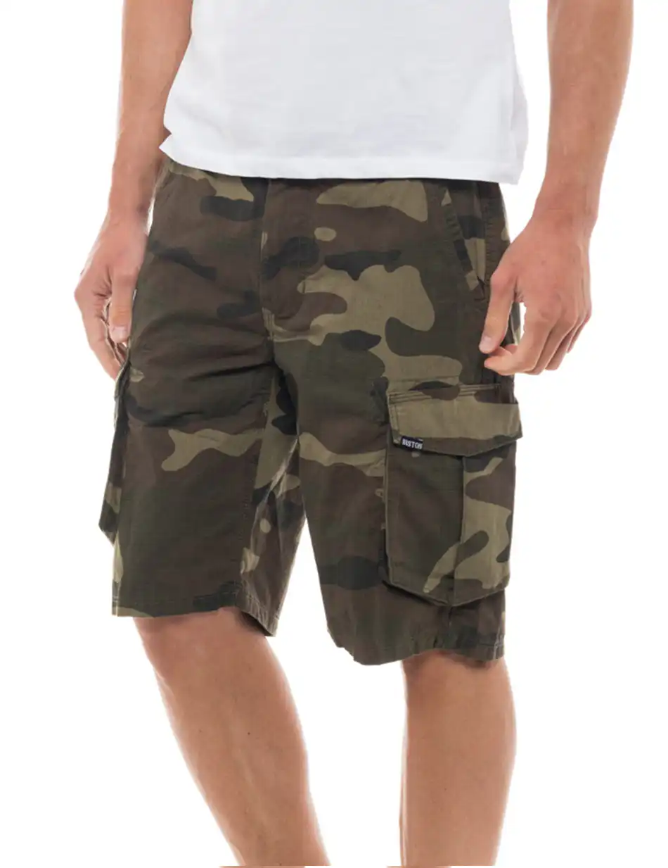 Biston fashion ανδρική βερμούδα cargo 47-221-010 GREEN CAMO