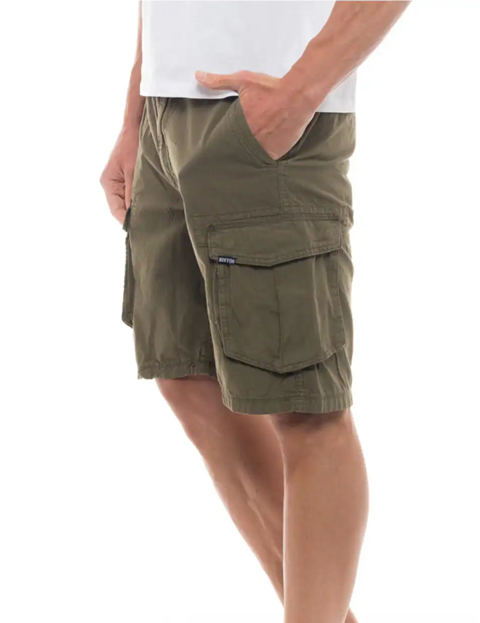 Biston fashion ανδρική βερμούδα cargo 47-221-010 KHAKI