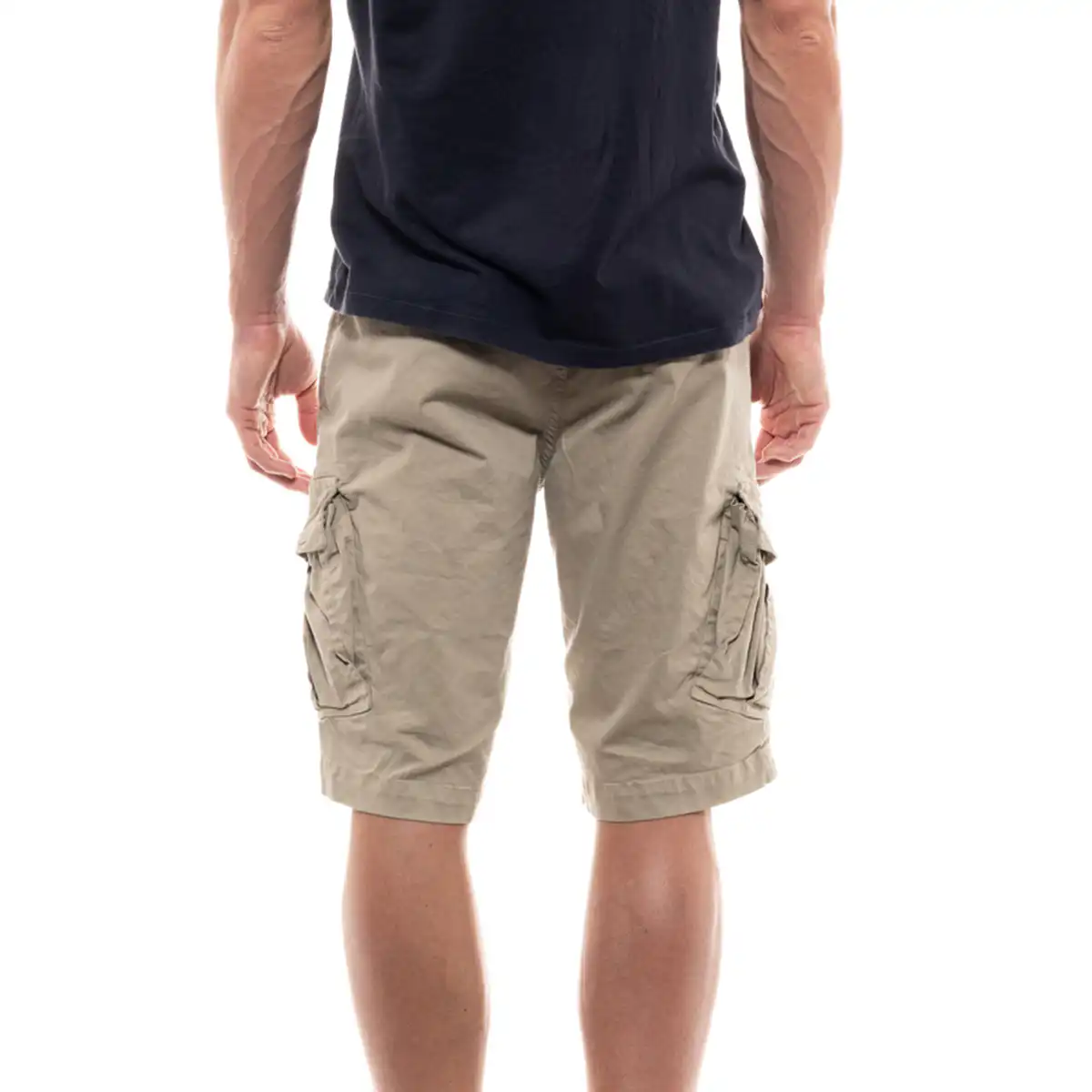 Biston fashion ανδρική βερμούδα cargo 47-221-013 BEIGE