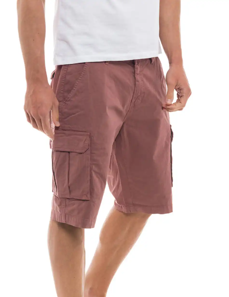 Biston fashion ανδρική βερμούδα cargo 47-221-022 RUSTY RED