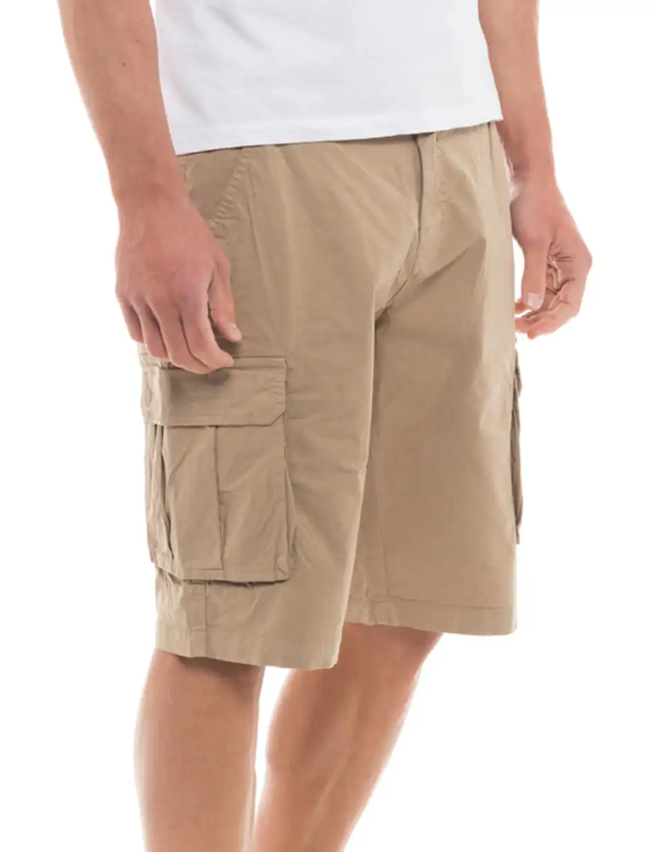 Biston fashion ανδρική βερμούδα cargo 47-221-022 BEIGE
