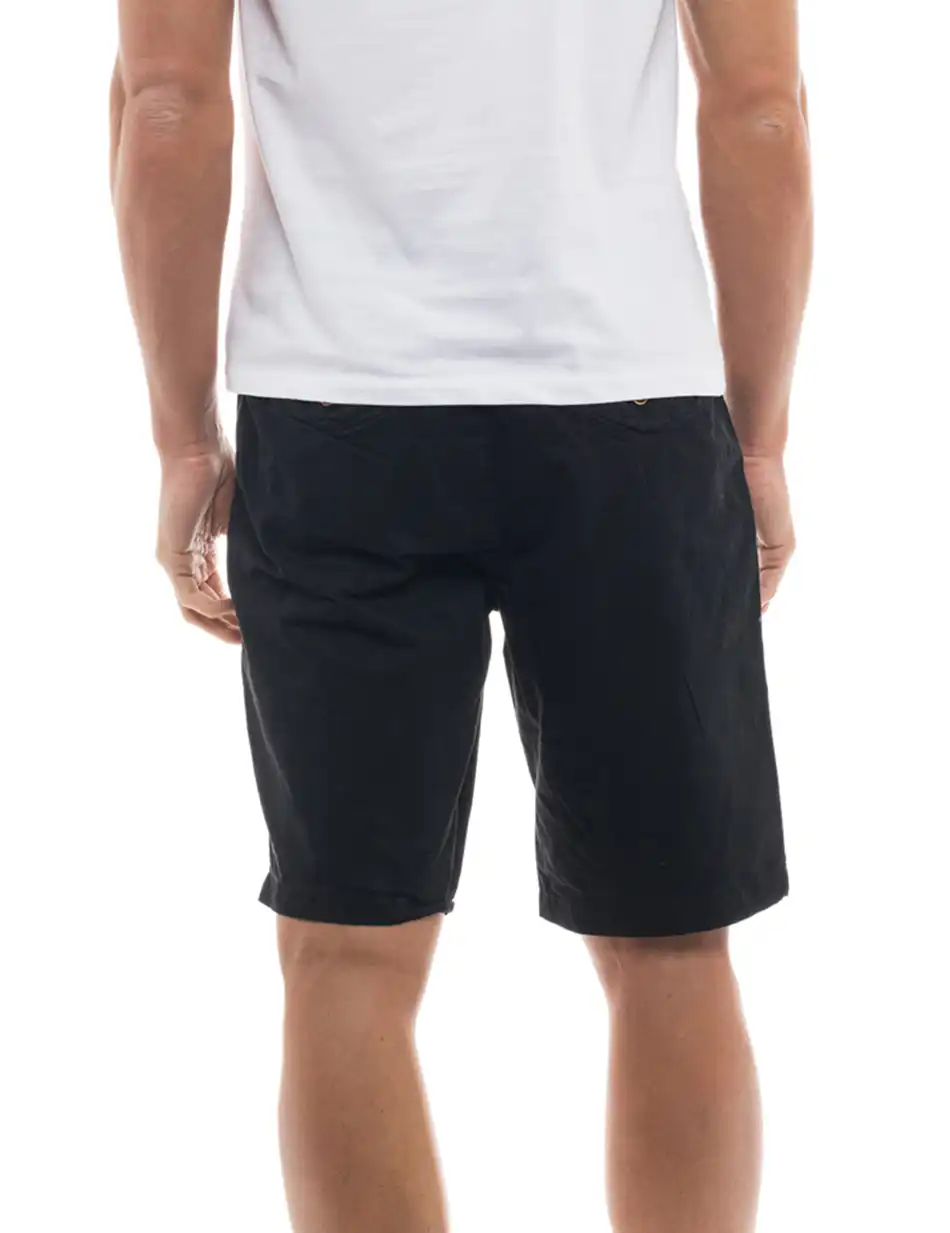 Biston fashion ανδρική βερμούδα chinos 47-221-031 BLACK