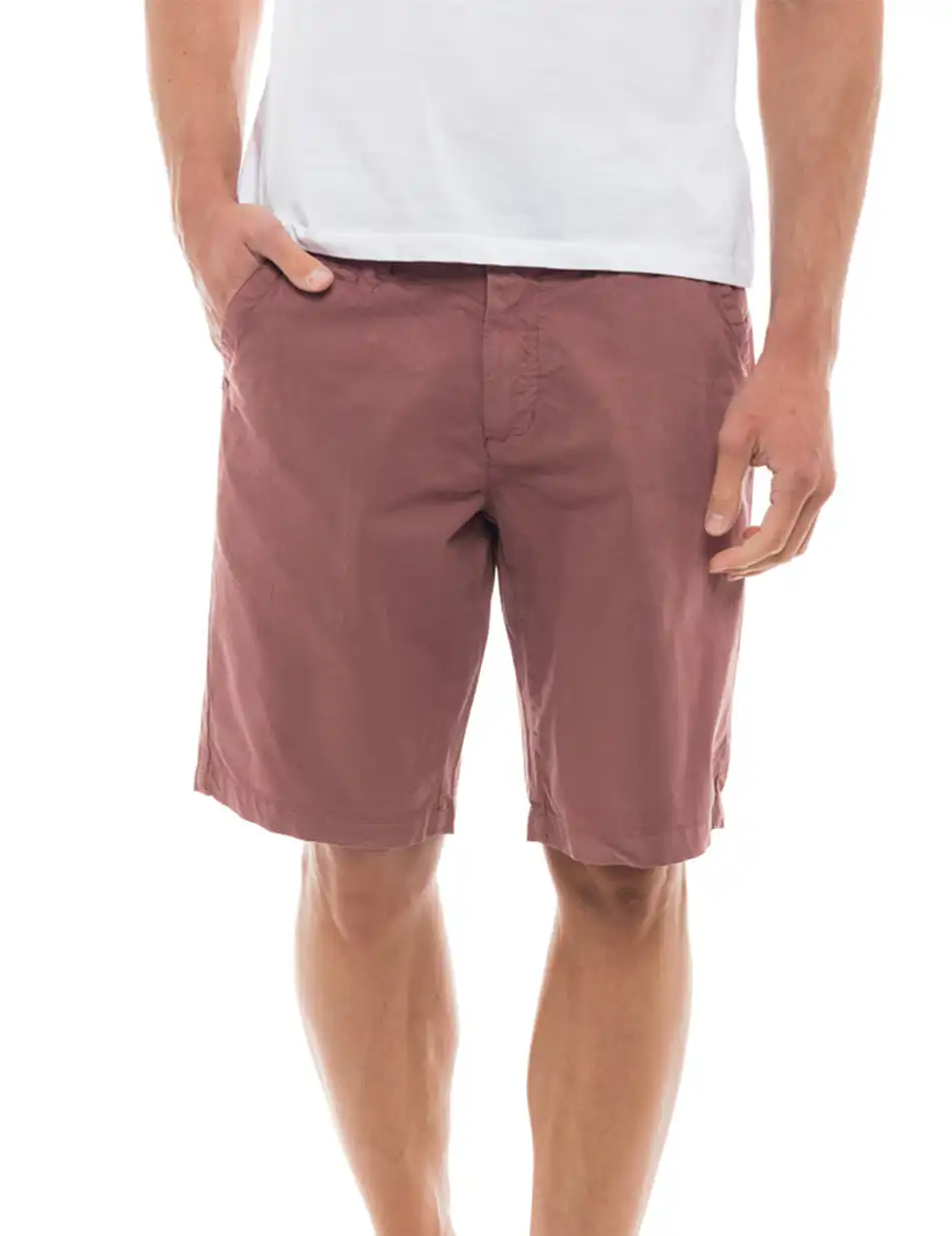 Biston fashion ανδρική βερμούδα chinos 47-221-031 RUSTY RED