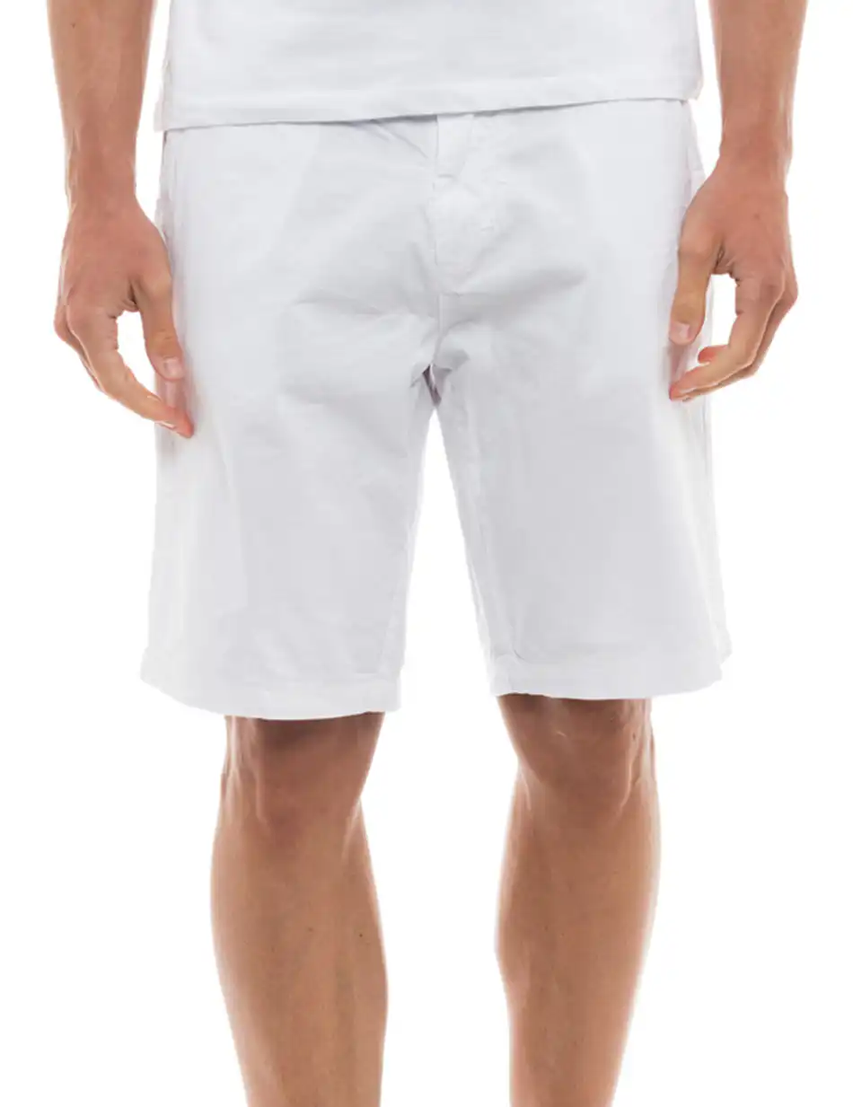 Splendid fashion ανδρική βερμούδα chinos 47-221-032 WHITE