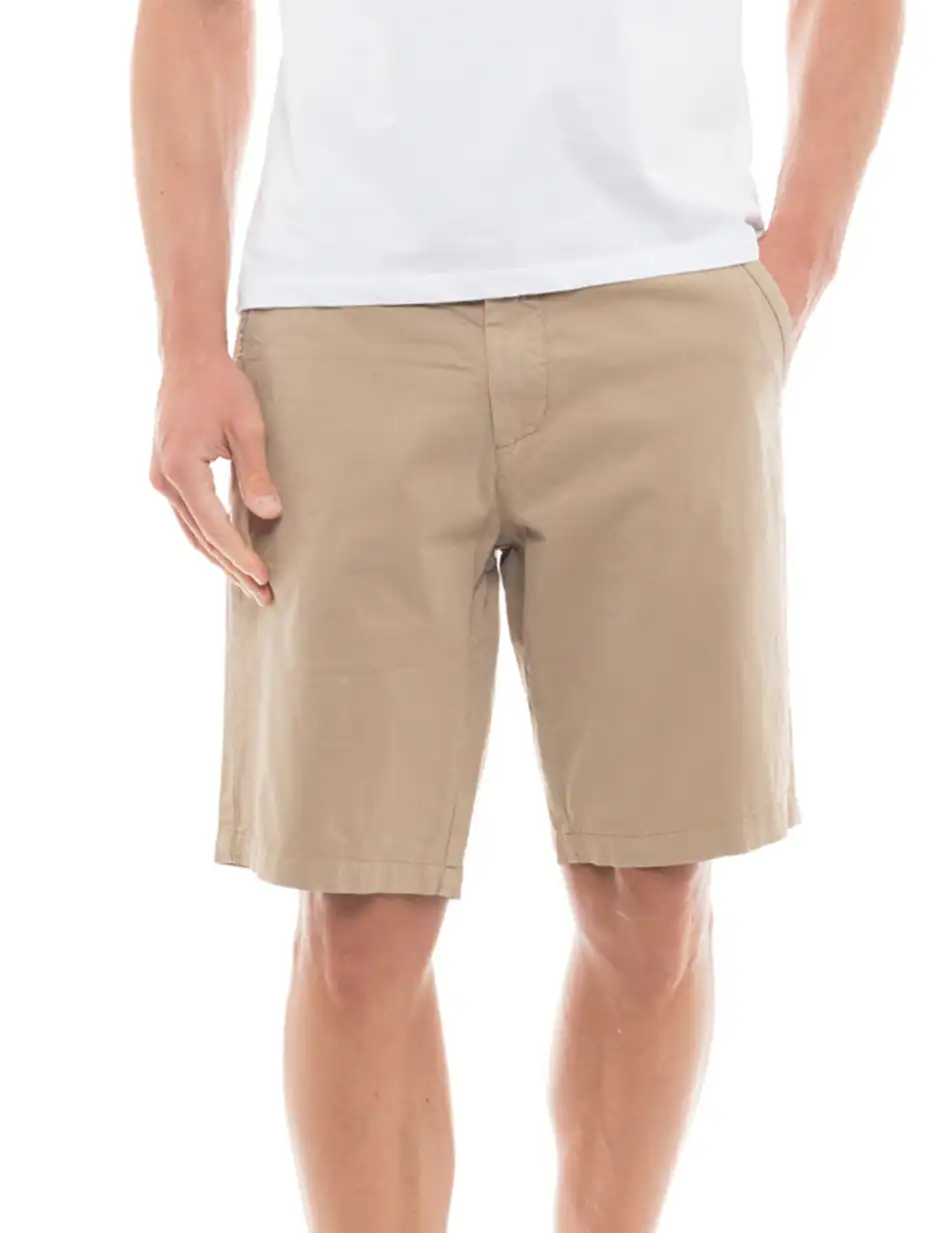 Splendid fashion ανδρική βερμούδα chinos 47-221-032 BEIGE