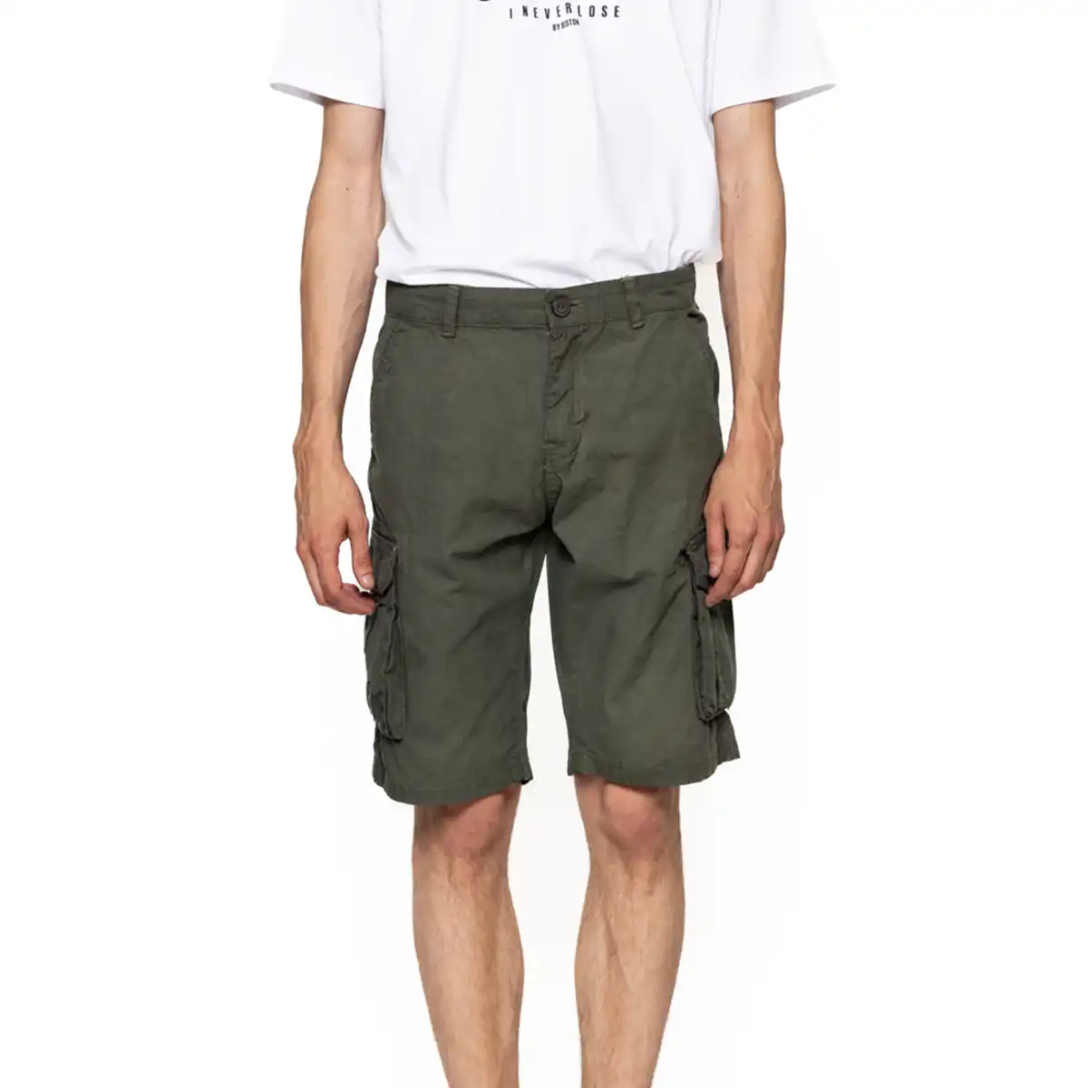 Splendid fashion ανδρική βερμούδα cargo 47-221-035 KHAKI