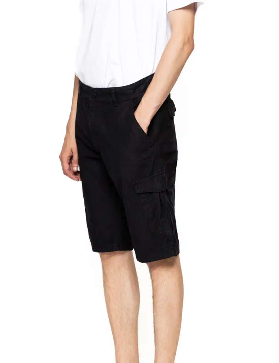 Biston fashion ανδρική βερμούδα cargo 47-221-036 BLACK