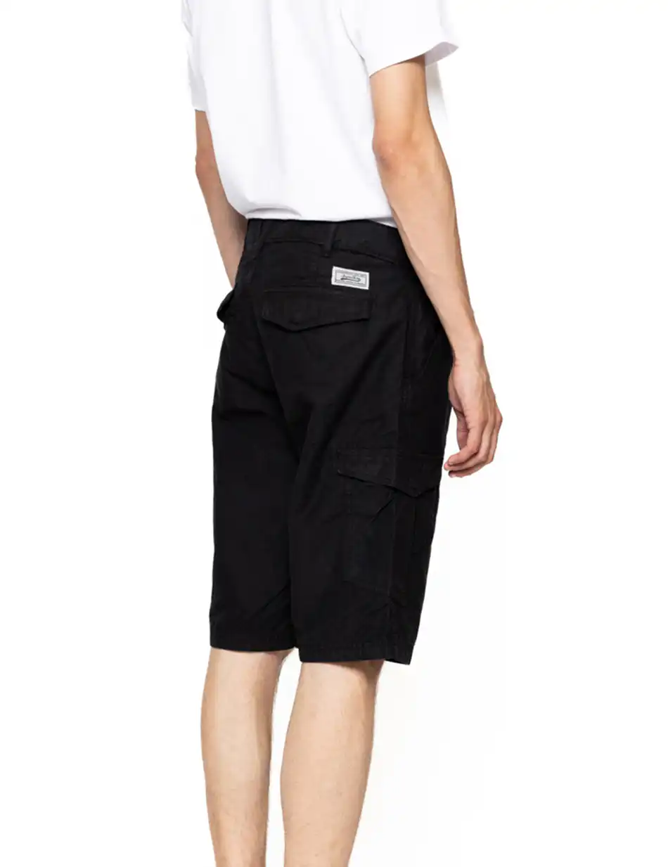 Biston fashion ανδρική βερμούδα cargo 47-221-036 BLACK