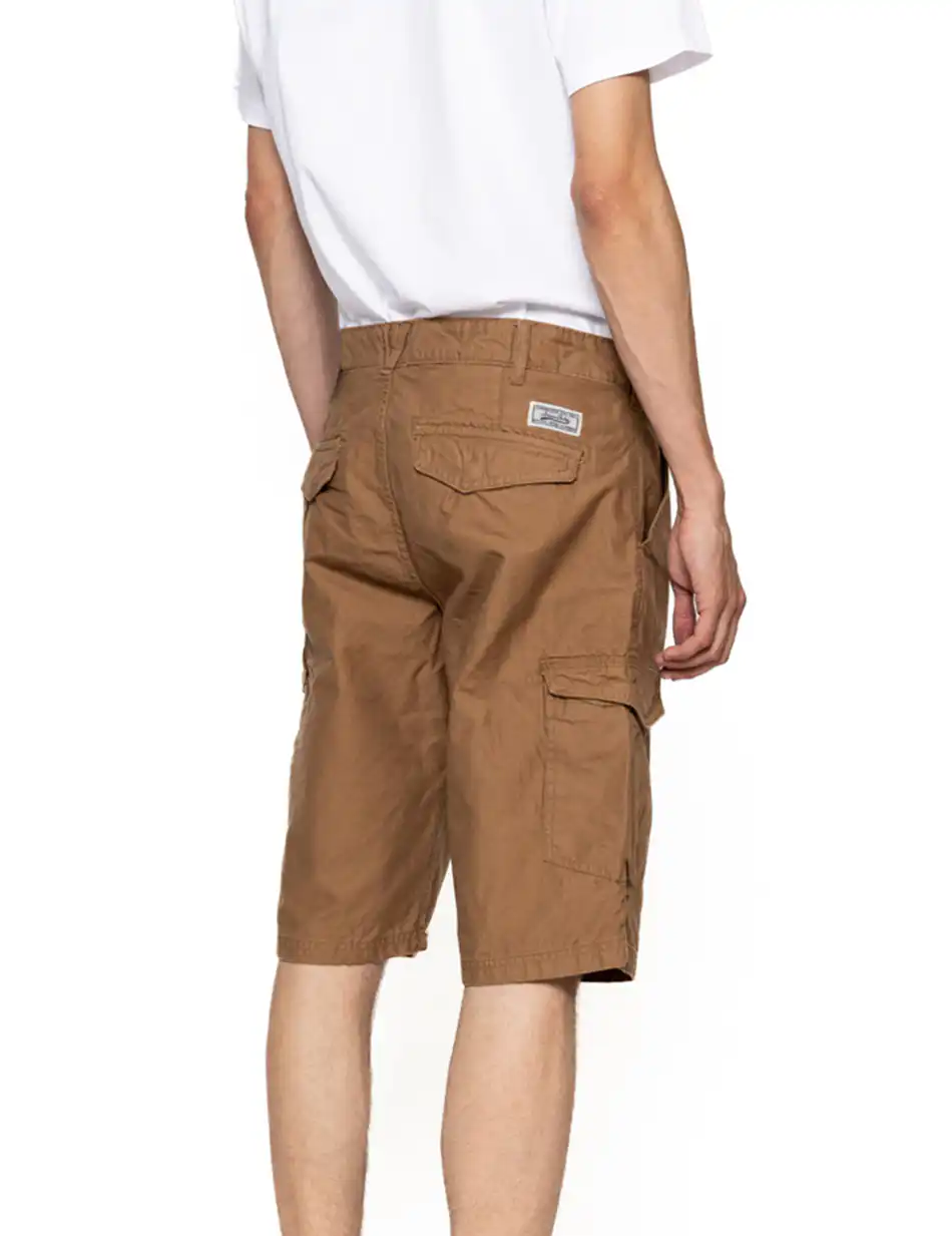 Biston fashion ανδρική βερμούδα cargo 47-221-036 CAMEL