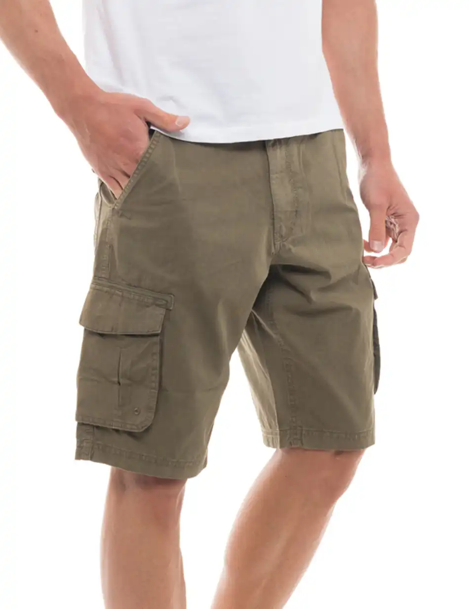 Splendid fashion ανδρική βερμούδα cargo 47-221-038 KHAKI