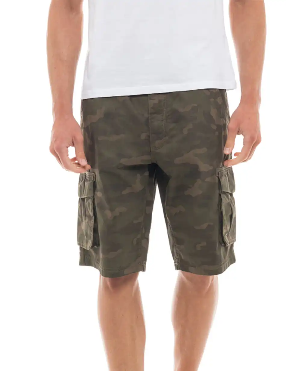 Splendid fashion ανδρική βερμούδα cargo 47-221-039 KHAKI CAMO