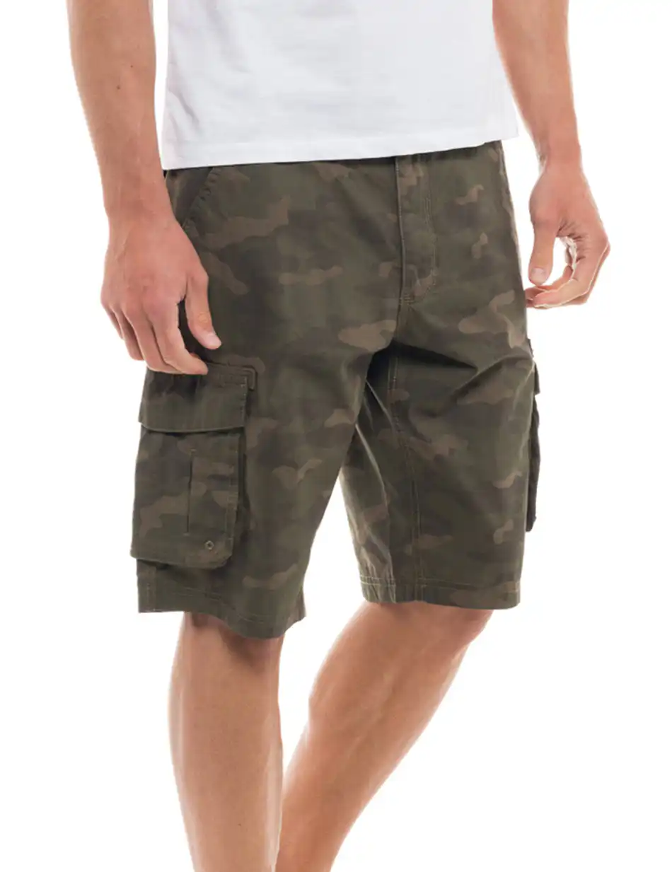Splendid fashion ανδρική βερμούδα cargo 47-221-039 KHAKI CAMO