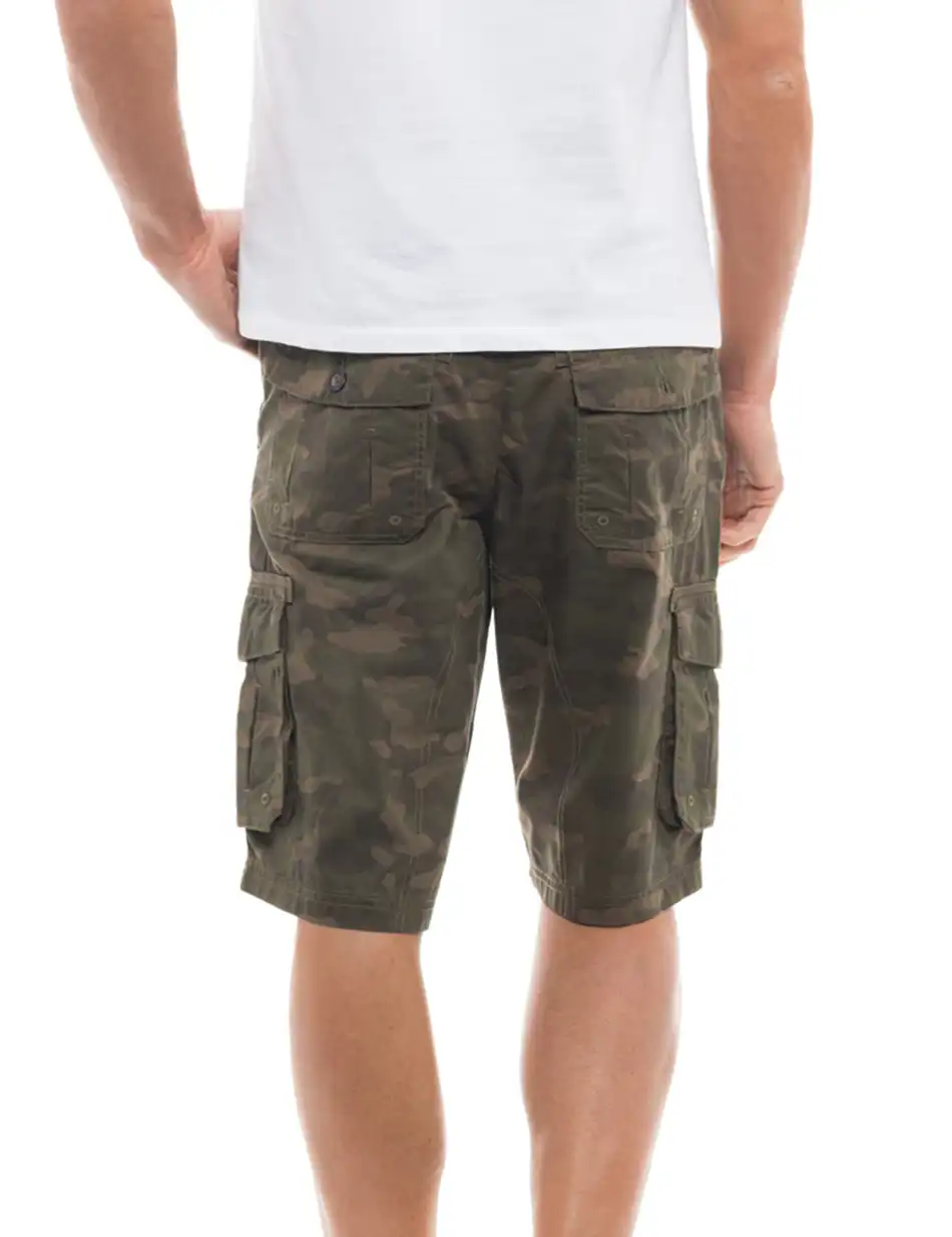 Splendid fashion ανδρική βερμούδα cargo 47-221-039 KHAKI CAMO