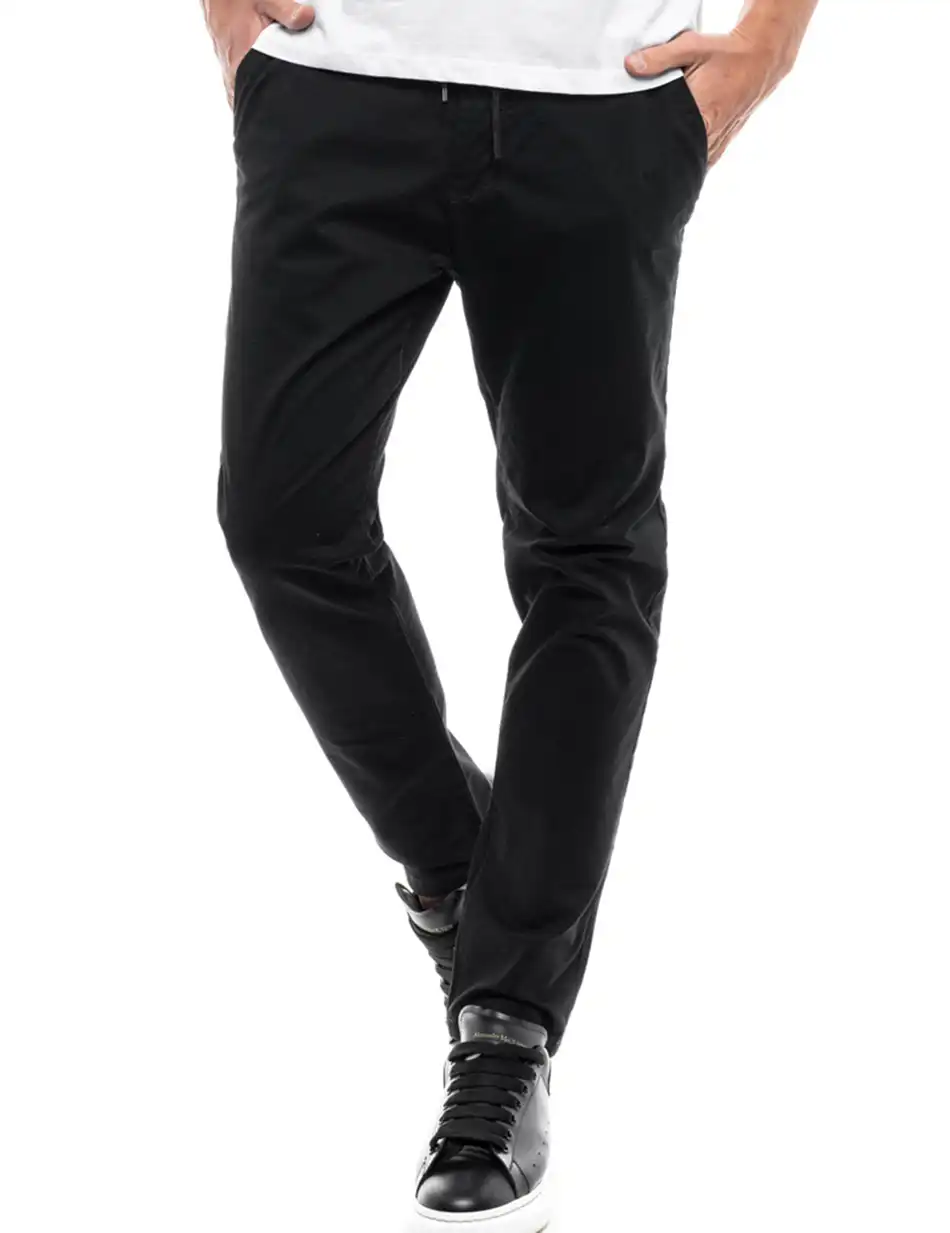 Splendid fashion ανδρικό παντελόνι chinos 47-241-008 BLACK